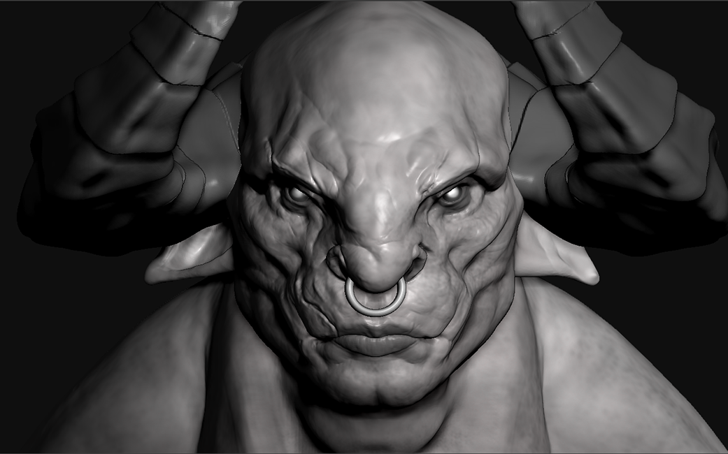 【3d建模怪物建模】牛头人他要以真面目待人,从不戴上他的面具.