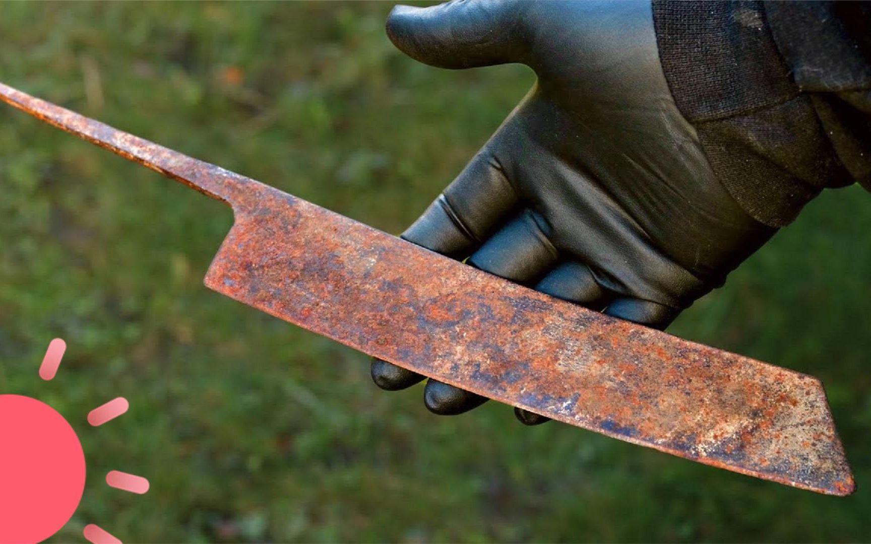 一把生锈的菜刀,看我如何把它修成崭新模样,比商店买的还要新!