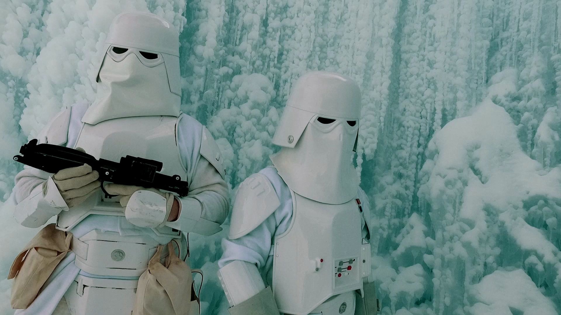 starwars星战冰雪节雪地兵和曼达洛人专场
