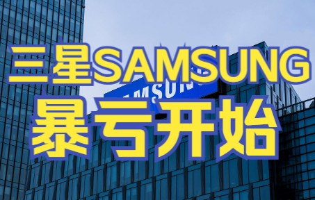 三星SAMSUNG暴亏!销售暴跌!首次削减芯片产量!台积电成为唯一霸主哔哩哔哩bilibili