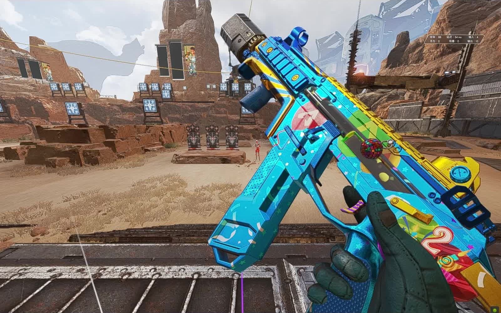 【apex英雄】二周年r99新皮肤首屈一指和迪斯科灯球挂件的皮肤展示