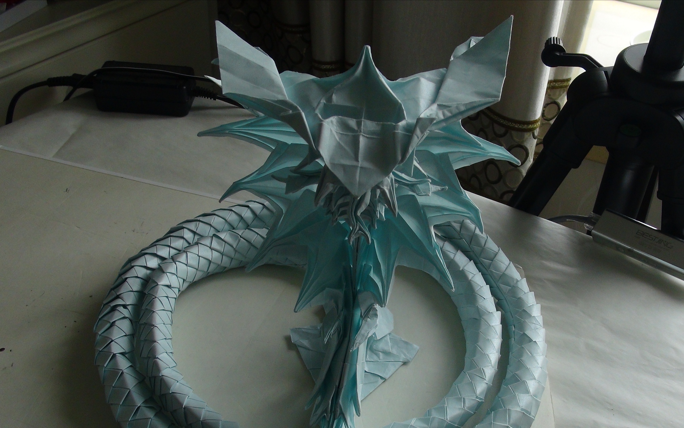 折纸教程自改魔蛇头部教程