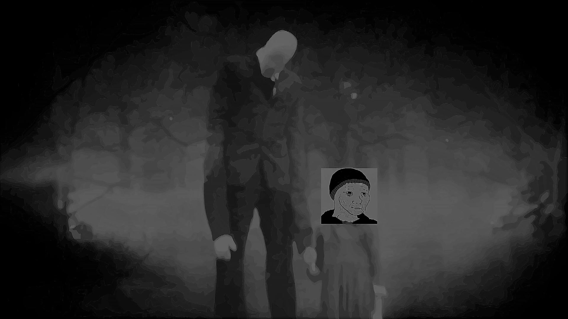 【doomer】瘦長鬼影slender man,但你是受害人.