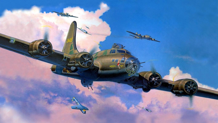 轰炸德国的明星,坚不可摧的空中堡垒