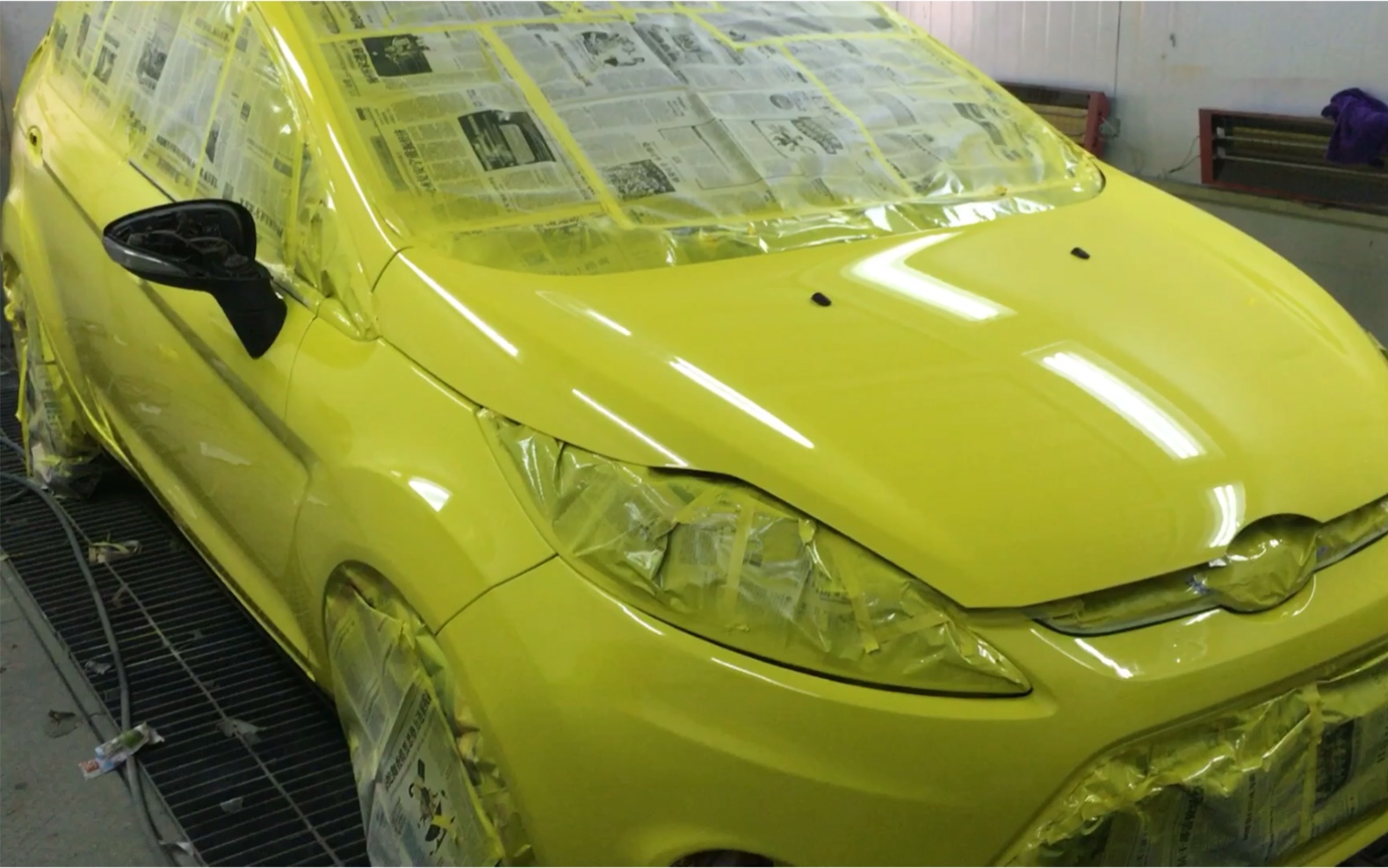 福特汽车全车翻新喷漆,从旧到新全过程,大家看看做的好不好