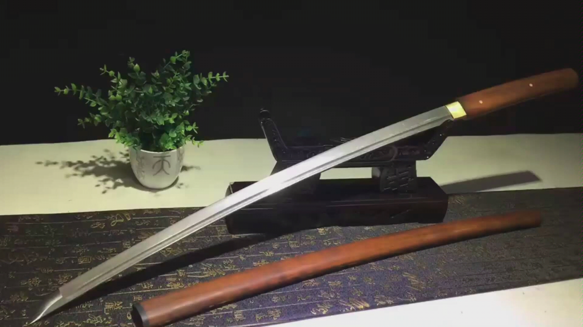 红木素装居合刀_哔哩哔哩 (゜-゜)つロ 干杯~-bilibili