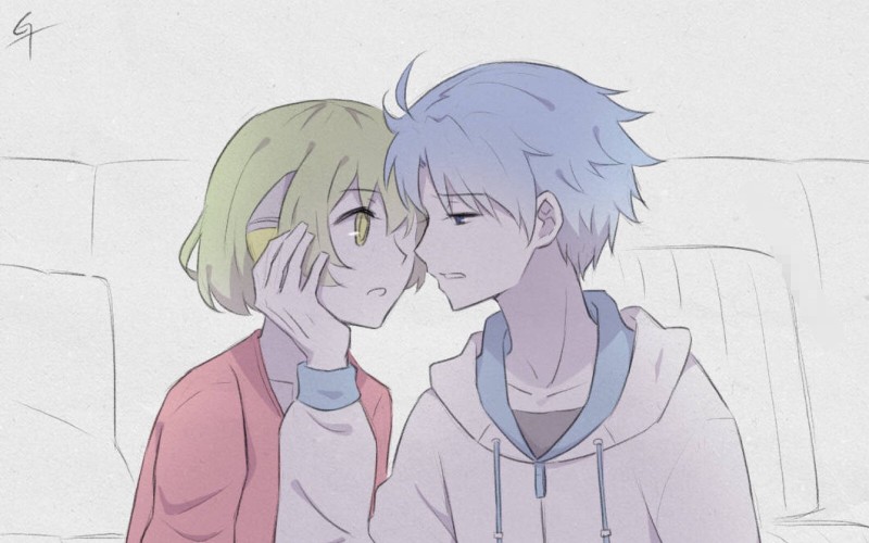 小绿和小蓝--机绿的爱恋【看简介啊各位!】