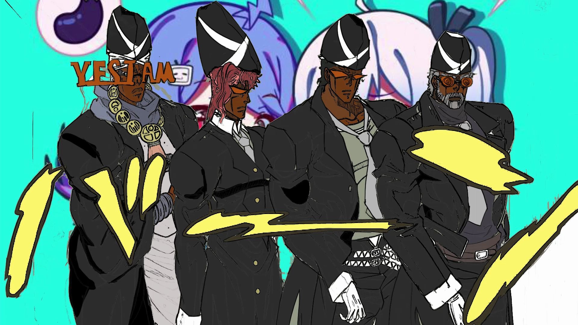 黑人抬棺 原版动画