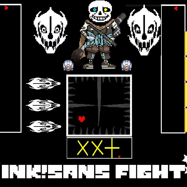 Undertale Ink Sans Full Fight (Version 0.39) 