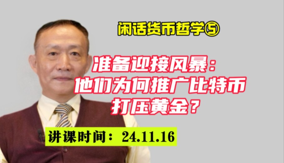 卢麒元||准备迎接风暴:他们为何推广比特币,而打压黄金【闲话货币哲学⑤(完)】哔哩哔哩bilibili