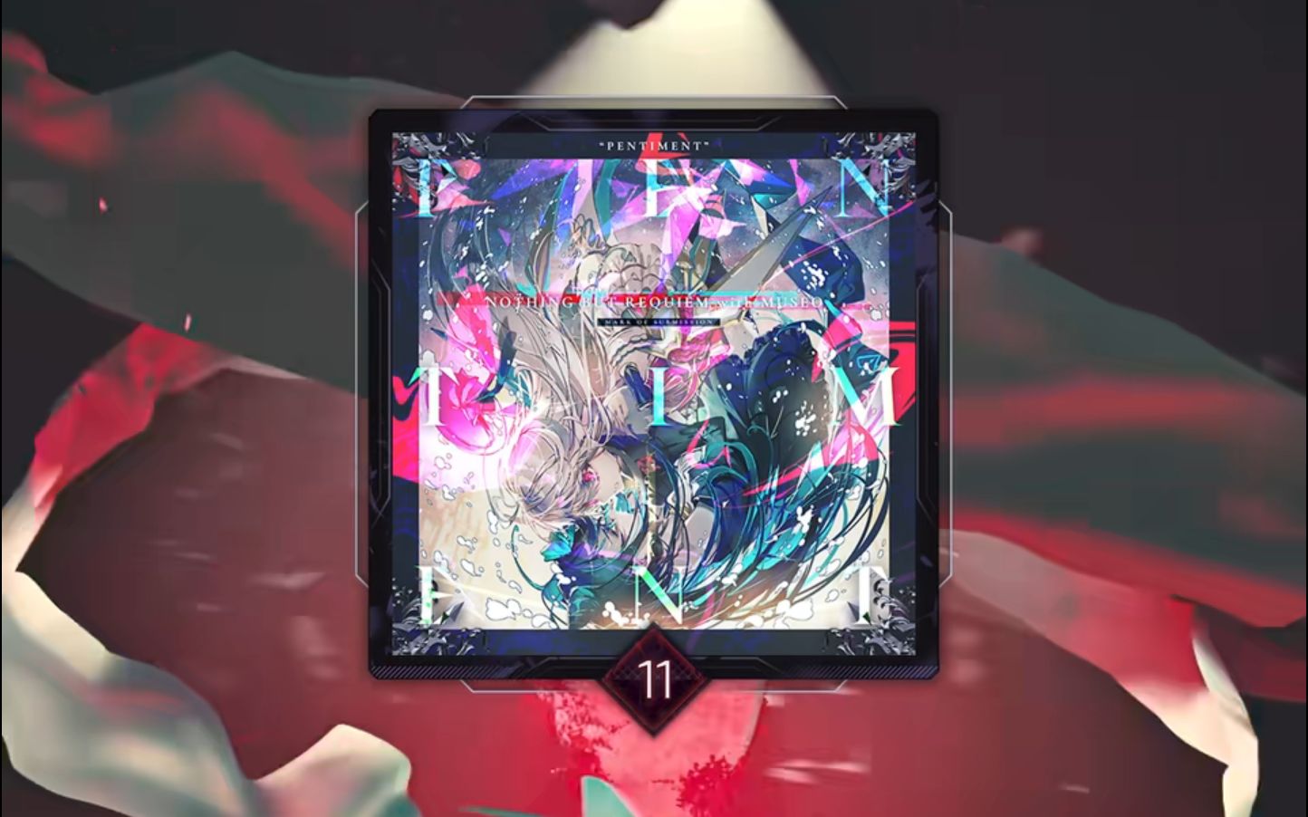 [图]【sosuke / Arcaea / 世界二杀】Pentiment（Beyond 11.4）理论值 手元