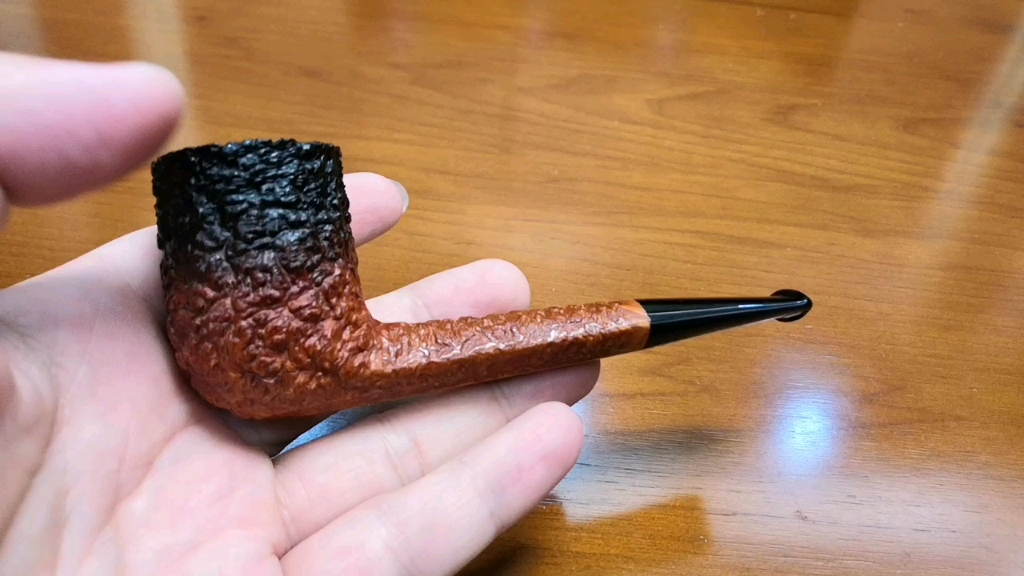意大利卡斯特罗烟斗 castello sea rock briar kk,红黑海岩撞球长杆直