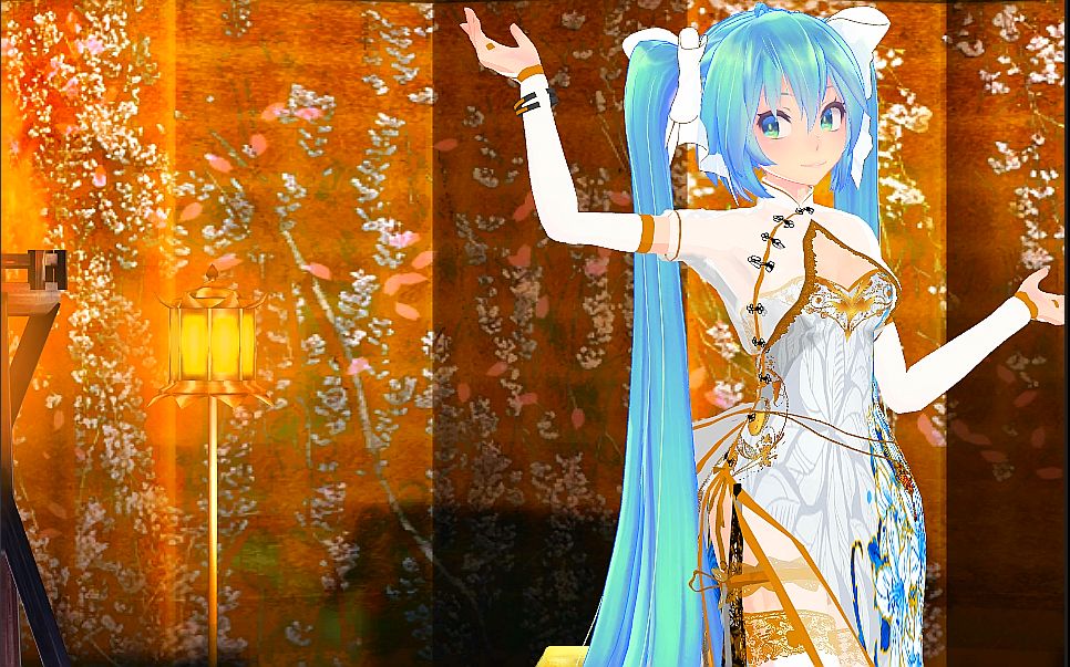 [极乐净土mmd】 初音 重音 亚北 三人混剪