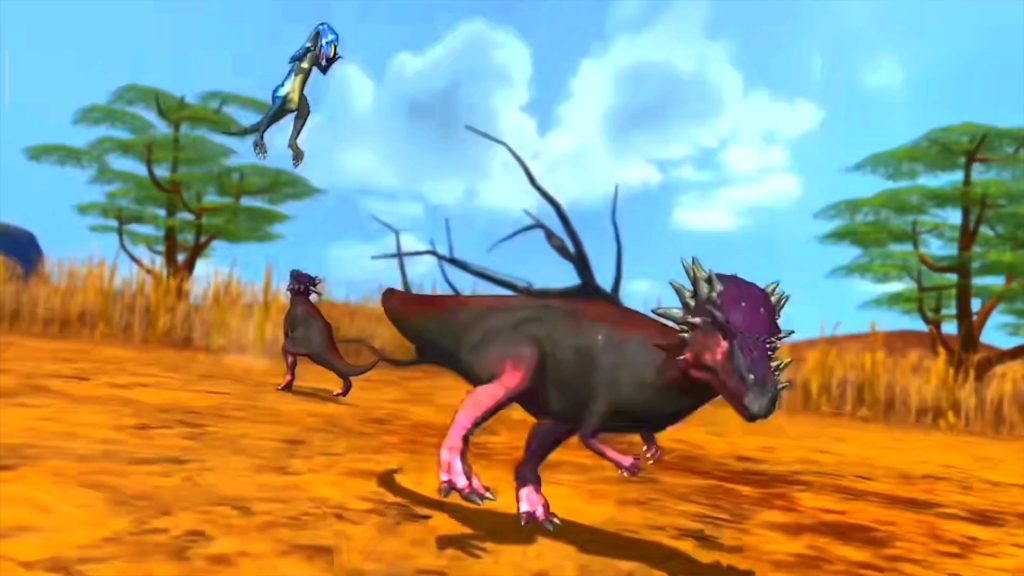 恐龙争霸龙王龙vs窃蛋龙