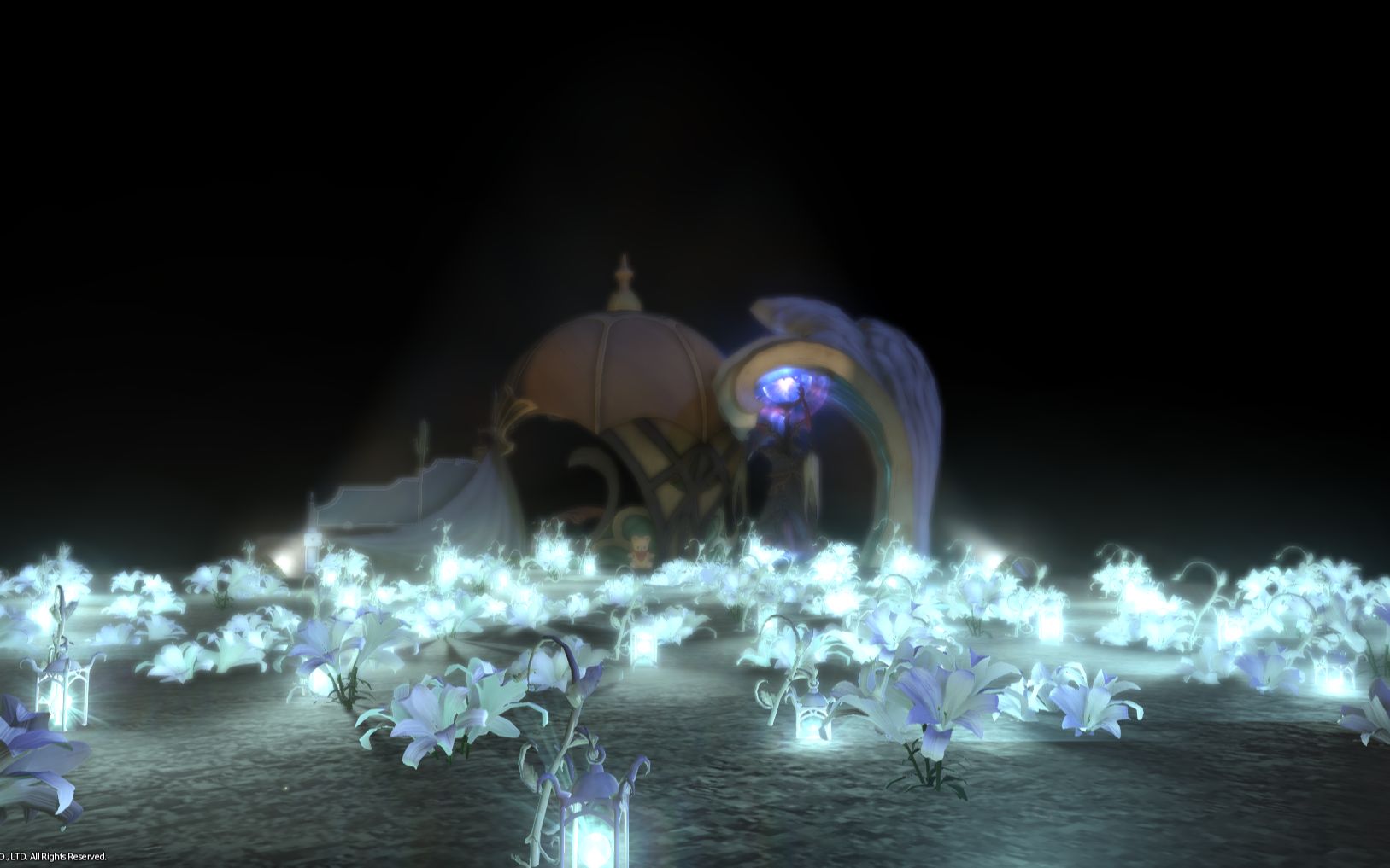 ff14装修尼尔机械纪元场景还原埃米尔的家梦幻花海月之泪