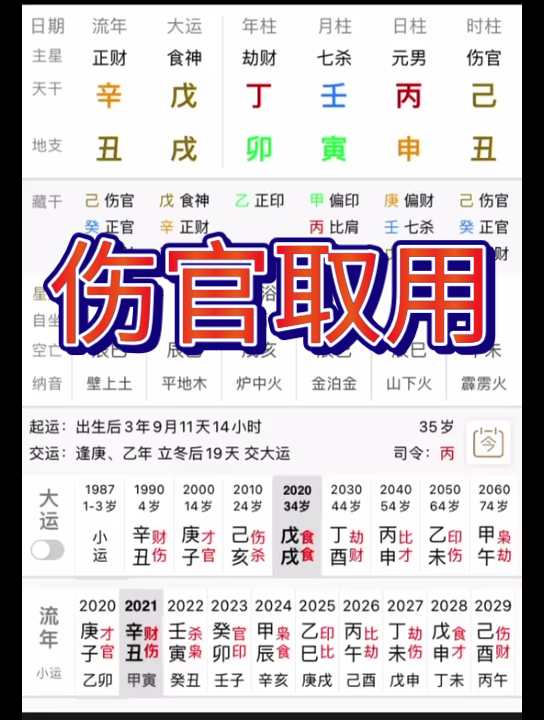 八字教学,时上伤官格,去用之法哔哩哔哩bilibili