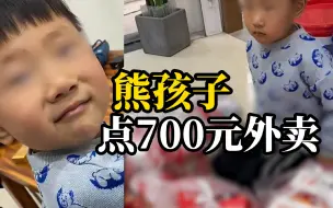 Download Video: 5岁男孩用妈妈的手机，分两次点了700元外卖，鸡腿汉堡鸡排饮料啥都有