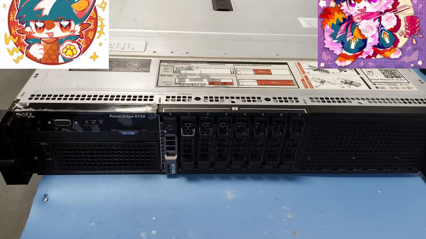 戴尔R730准系统服务器开箱,以及安装CPU内存条等配件