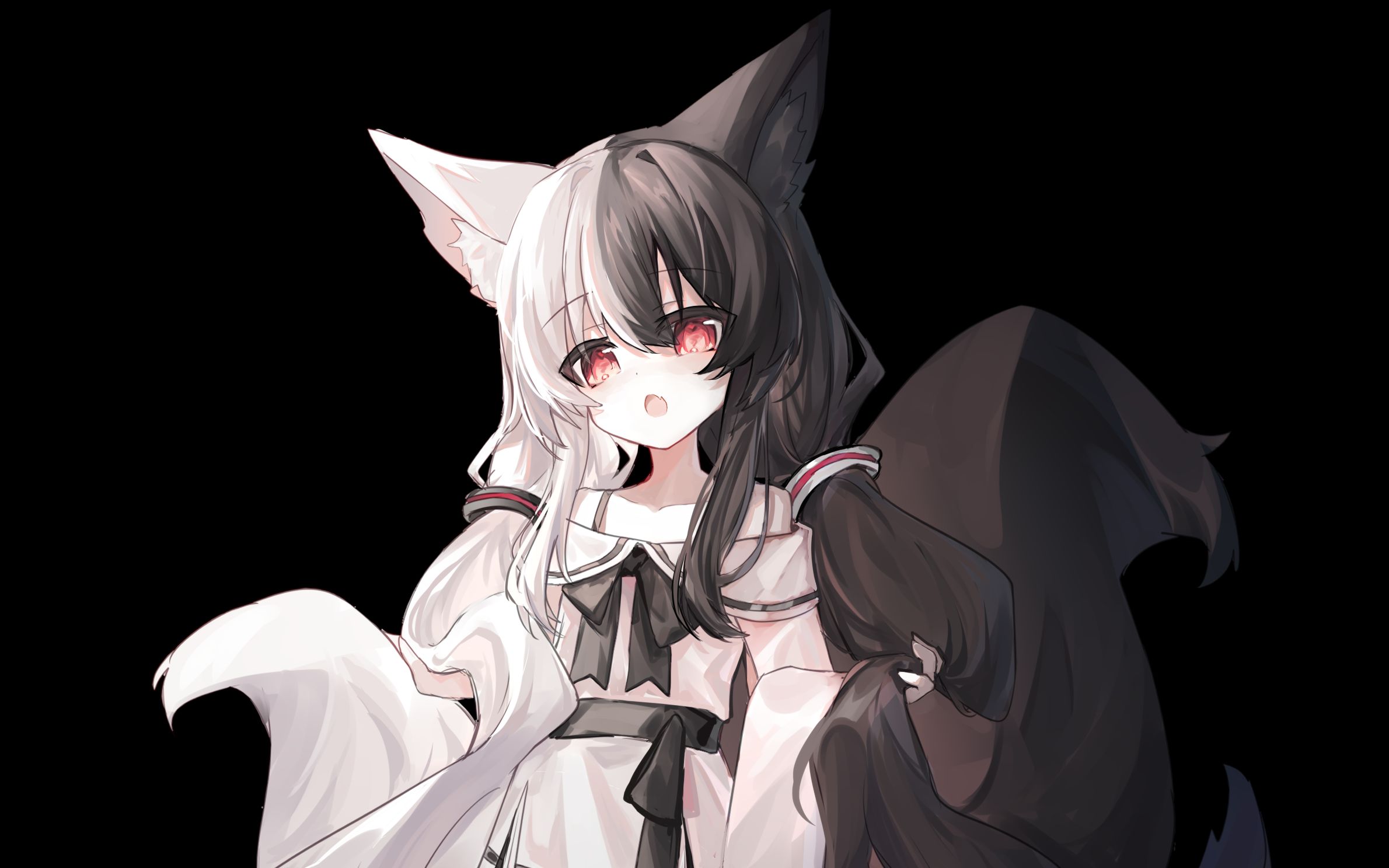 【有栖mana】黑白狐狐在线唱歌【b限】