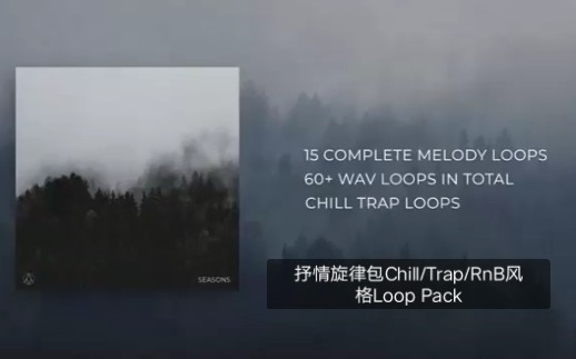 抒情旋律包Chill/Trap/RnB风格Loop Pack伴奏制作素材哔哩哔哩bilibili