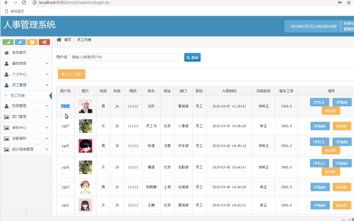 人事绩效考勤管理系统(ssm,mysql) 适合 毕业设计 课题设计 包含 源码 数据库脚本 论文 远程协助部署运行哔哩哔哩bilibili