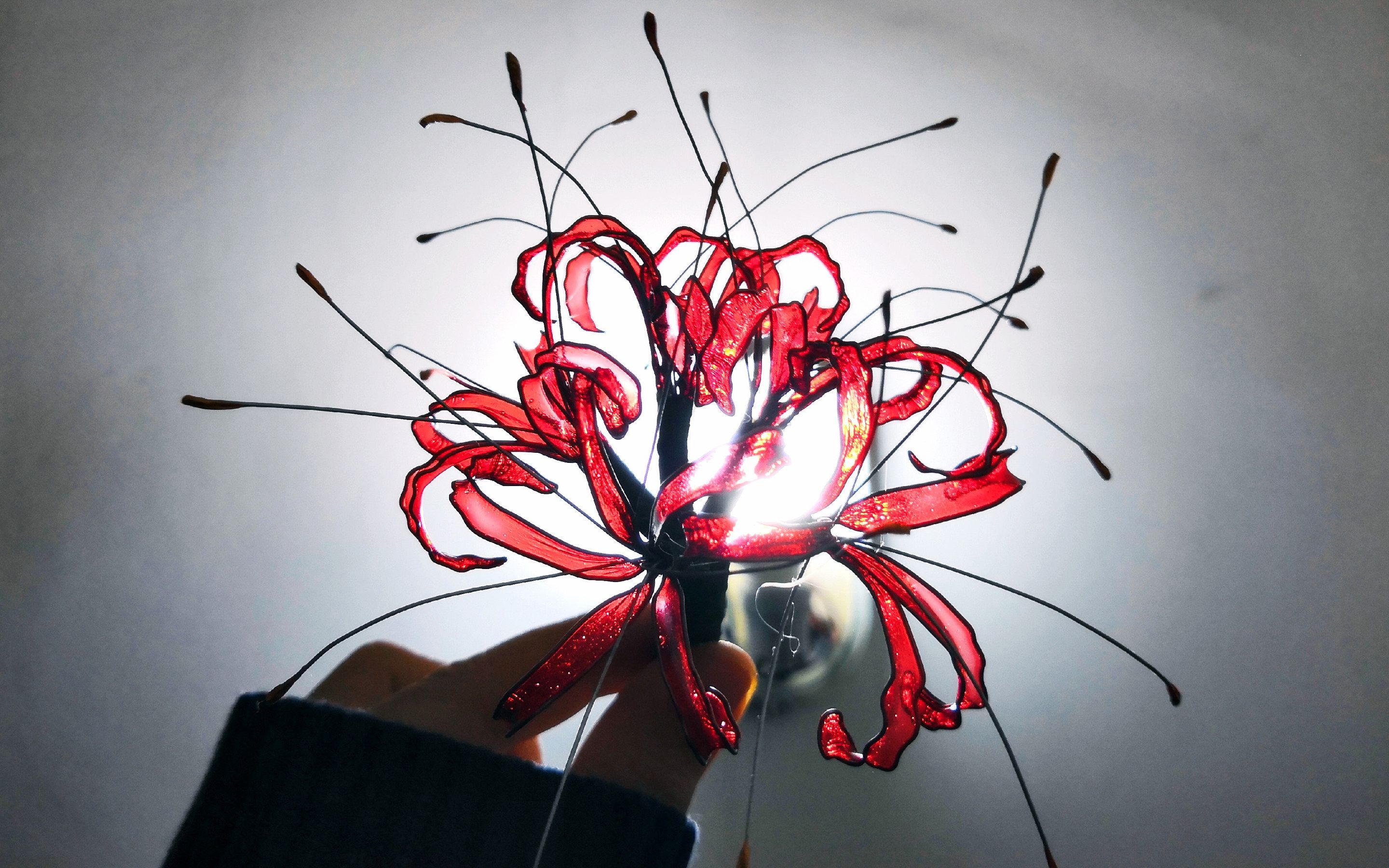 【造花液】手工制作迷你彼岸花·一首歌中生长在手心的曼珠沙华