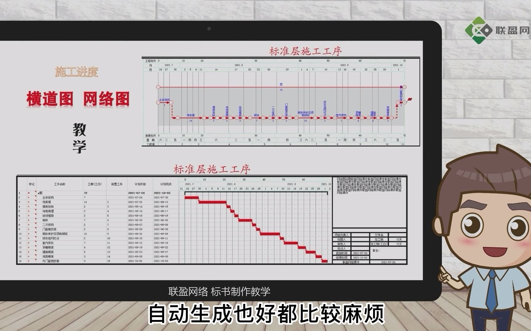 施工进度计划横道图、网络图制作教程,标书制作从入门到精通系列哔哩哔哩bilibili