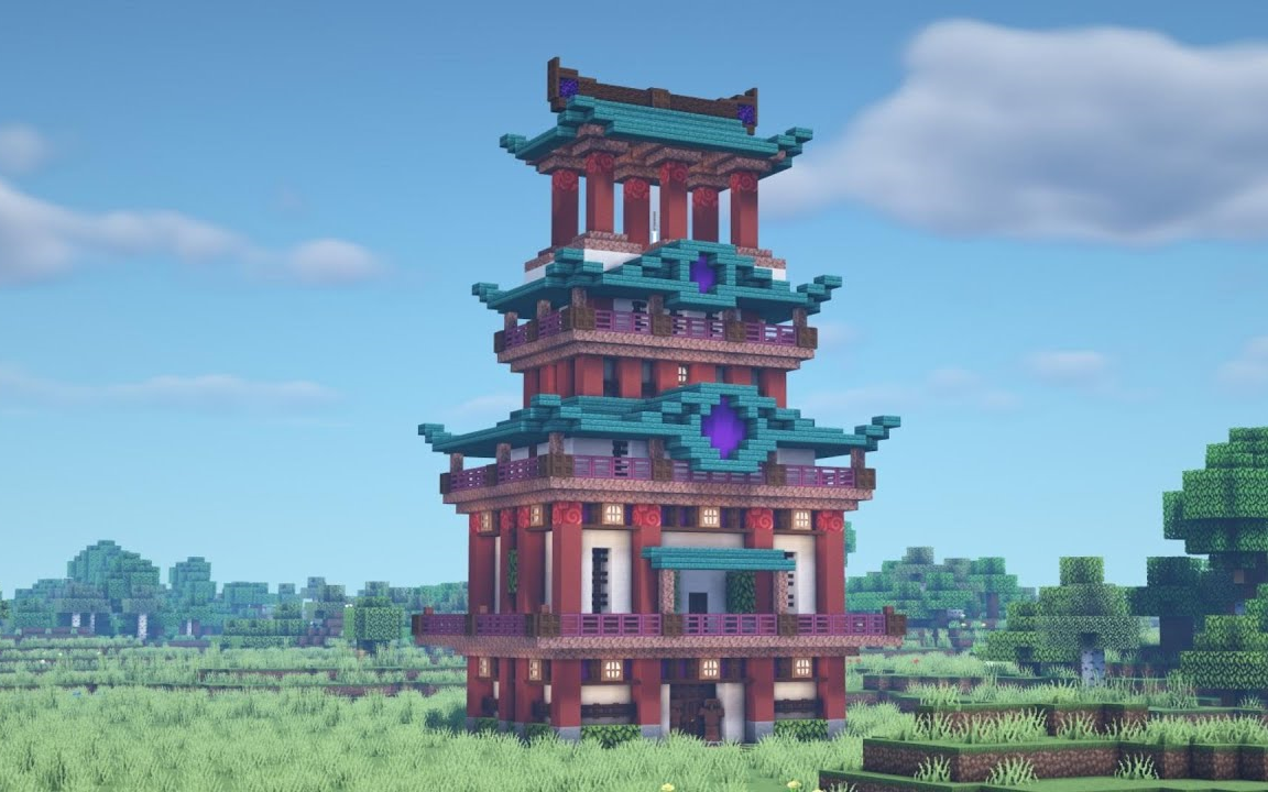 [图]【Minecraf】幻想风日式神殿