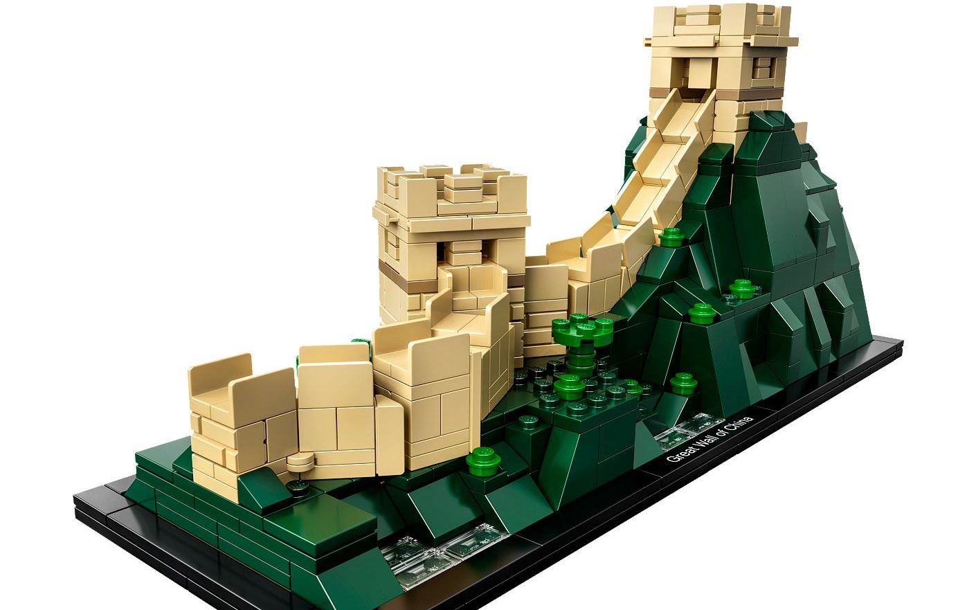 乐高 lego 21041 建筑系列 中国万里长城 拼搭搬砖视频