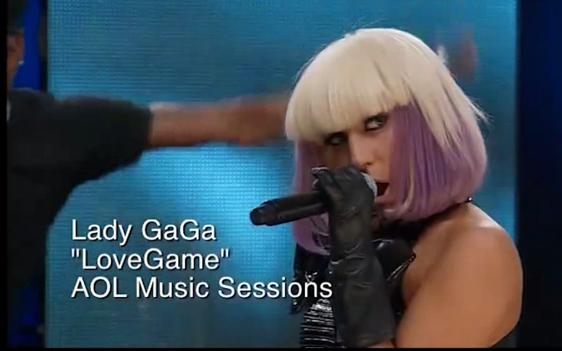 【爱情游戏】Lady Gaga  LoveGame (Live at AOL Sessions 2009.03.06)哔哩哔哩bilibili