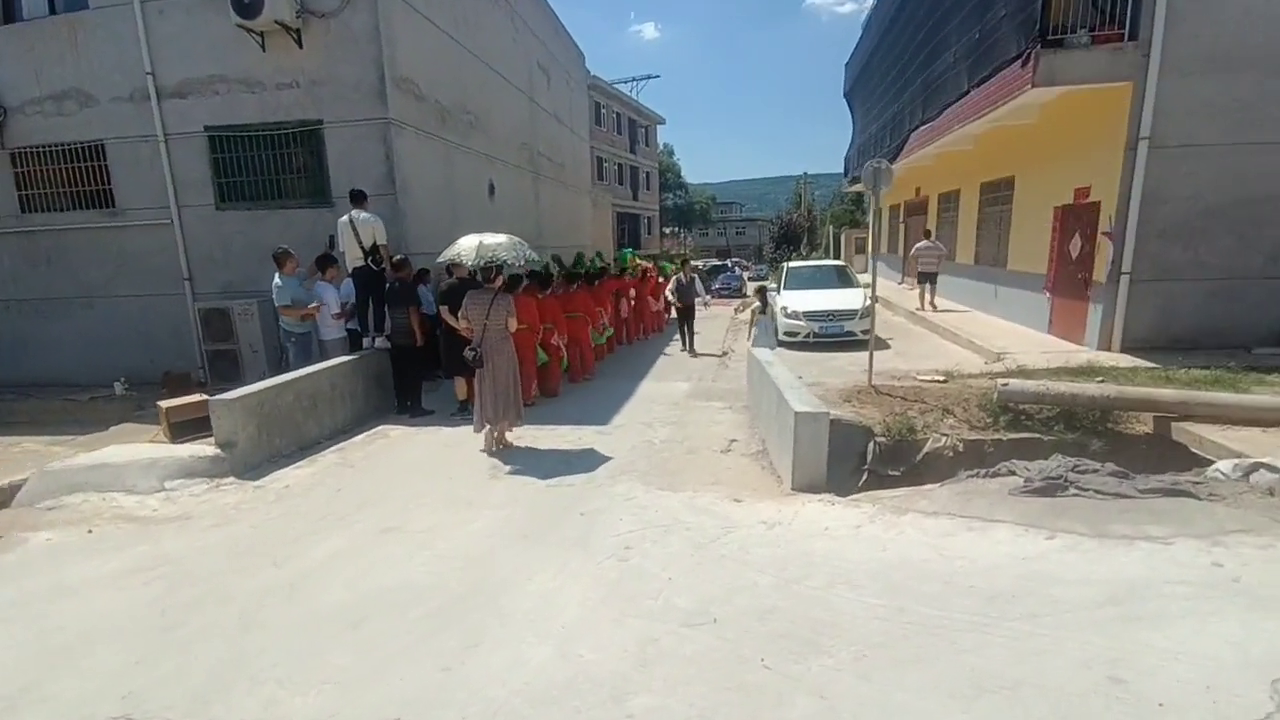 祝一对新人新婚快乐永结同心新婚快乐呀现场实拍农村婚礼