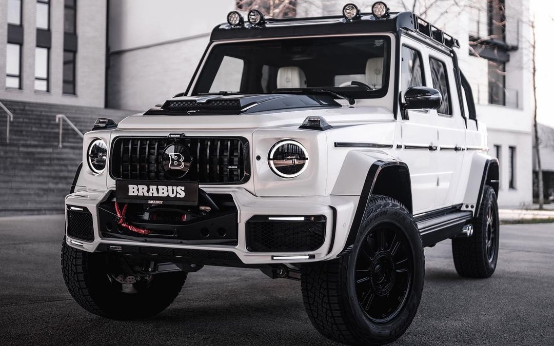全球限量|奔驰大g改装皮卡—brabus 800 xlp superwhite