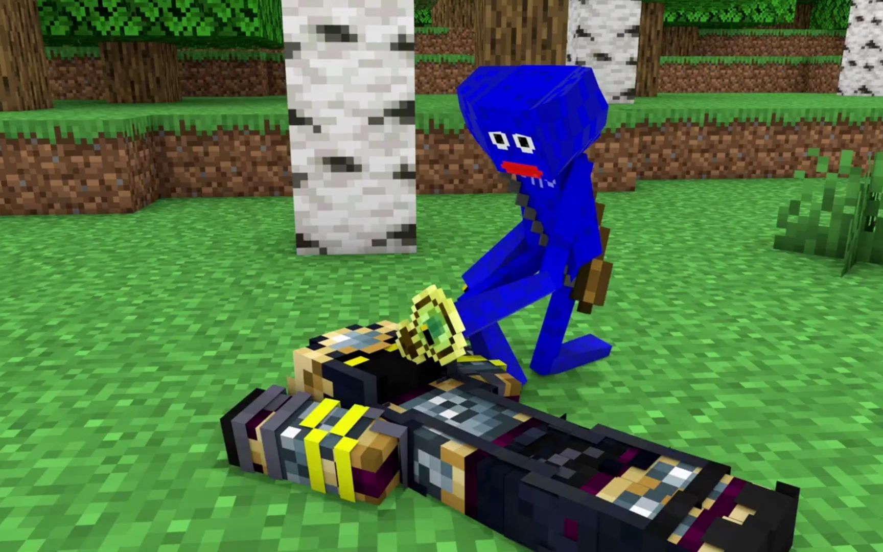 mc动画:him觉醒末影龙之翼