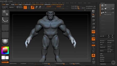 Youtube上面卖99美元的zbrush建模课程 我直接扒下来 大家一起看 中文教程 手游角色雕刻视频教程 哔哩哔哩