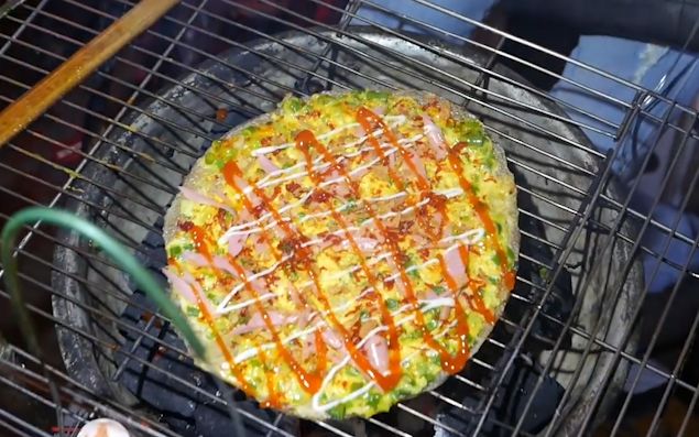 越南街头烤薄饼,好吃又好看,请给我一百个
