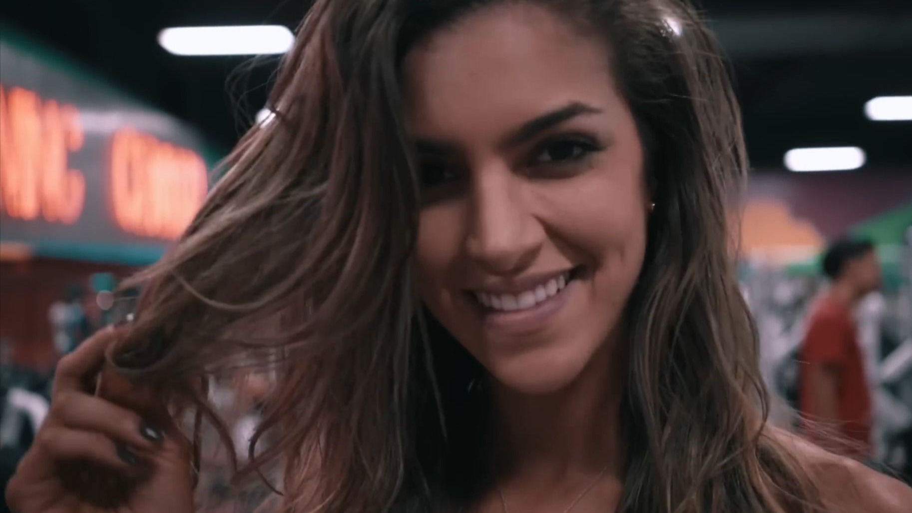 健身美女 anllela sagra 八块腹肌的力与美~当你坚持不下去的时候看看