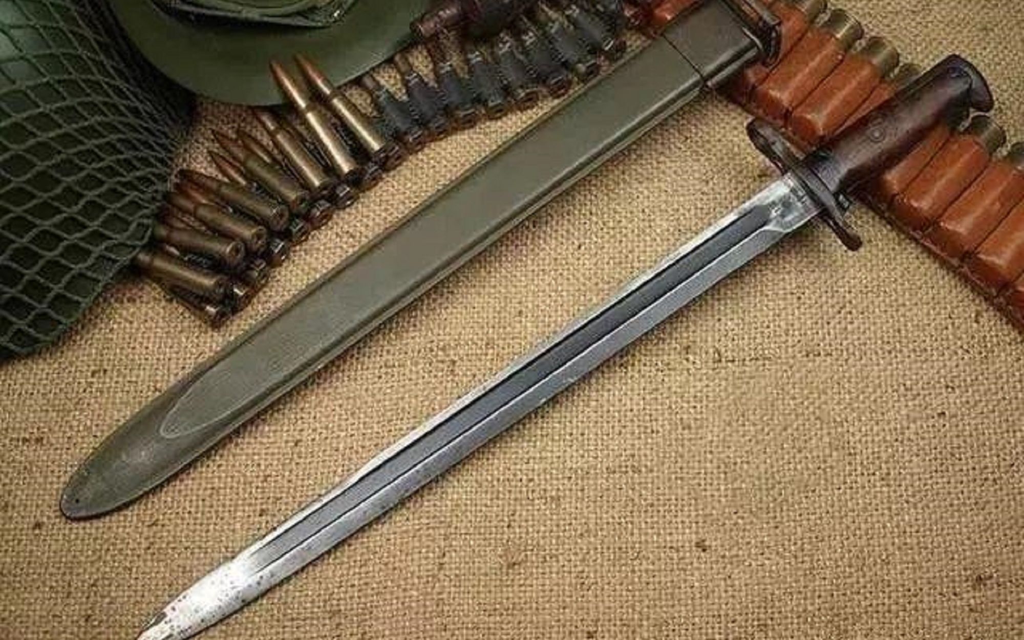 尴尬了美国珍珠港事件后还在用一战时期的制式刺刀