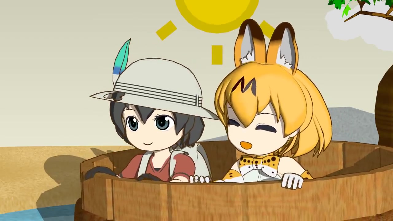 【兽娘动物园】薮猫酱和小包酱的一天【blender】