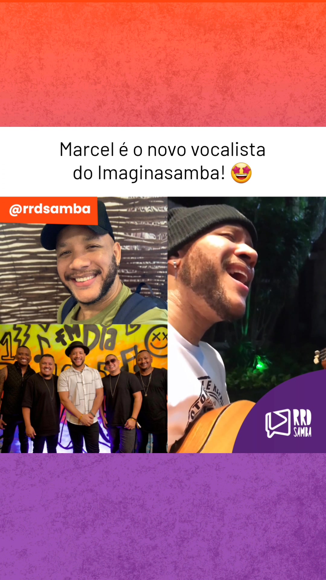 O @@marcelvaleoficial 㩠o novo vocalista do @Imaginasamba. Muito sucesso na nova哔哩哔哩bilibili