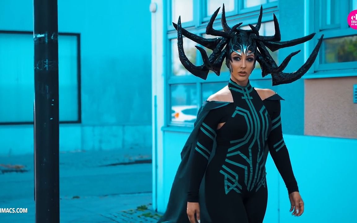 【漫威cosplay】海拉头饰和服装角色扮演教程_哔哩哔哩_bilibili