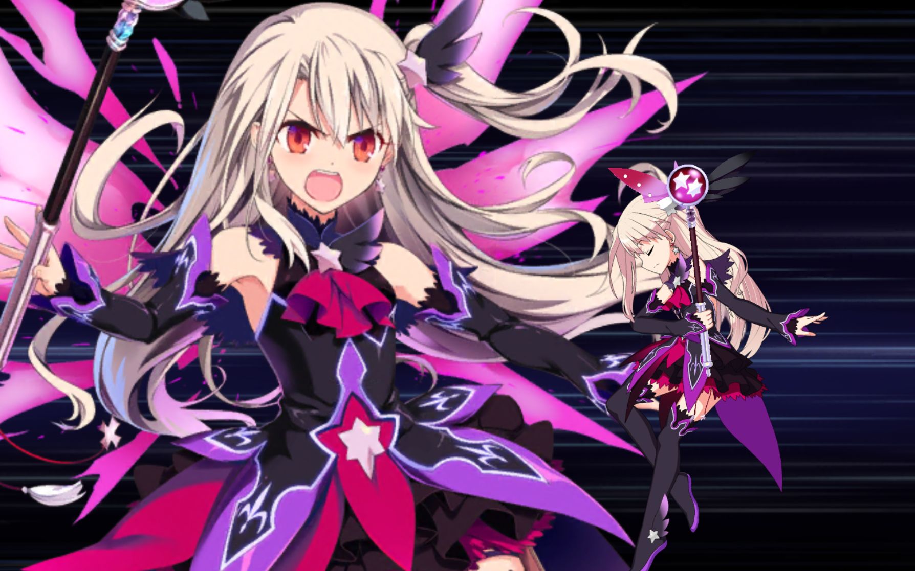 fgo伊莉雅斯菲尔冯爱因兹贝伦castercv门胁舞以高野直子灵衣宝具ex