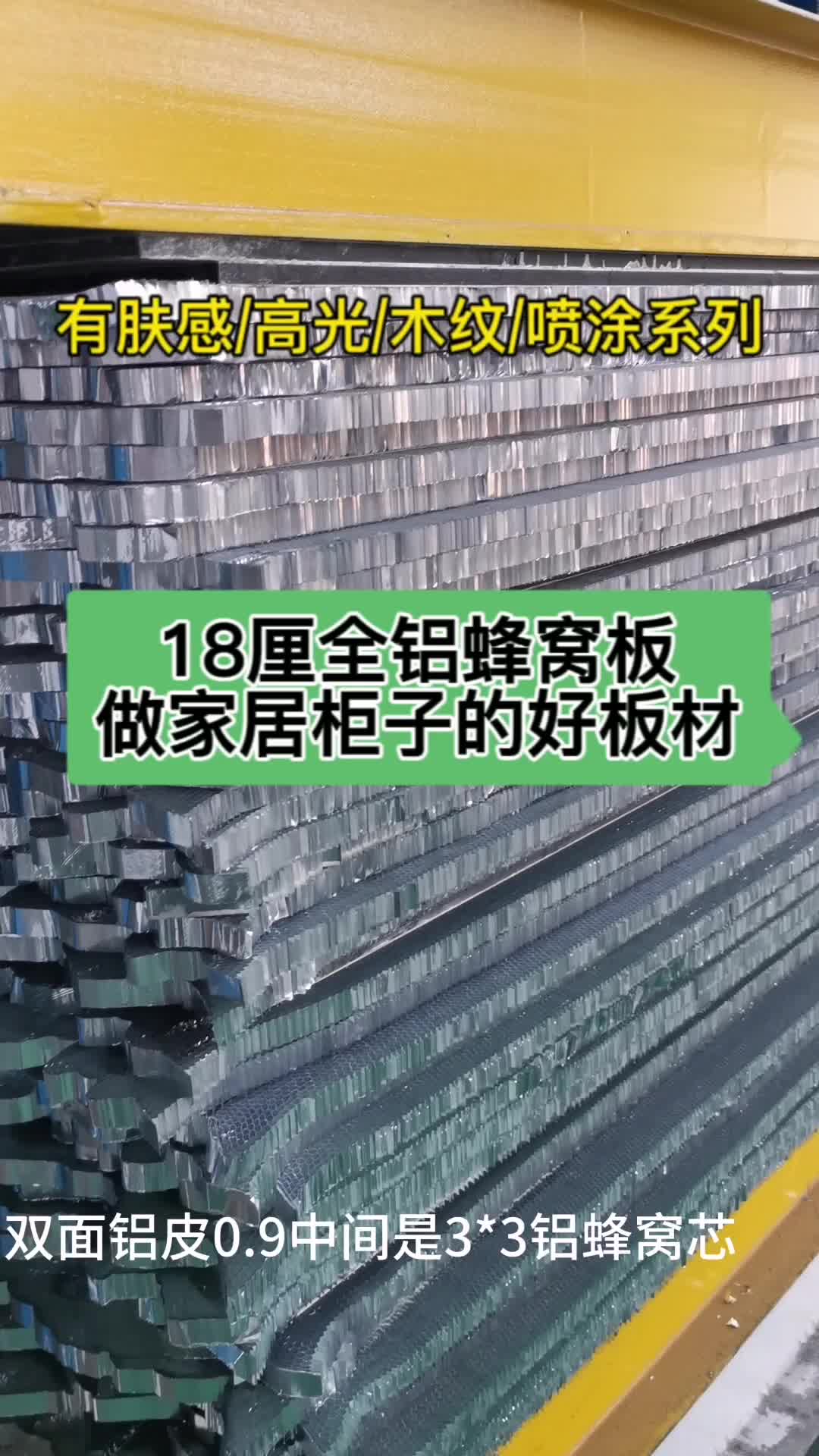 做家居柜子的好板材全铝蜂窝板,双面铝皮0.9中间是高密度的铝蜂窝芯,硬度强做柜子不变形不开裂.#哔哩哔哩bilibili