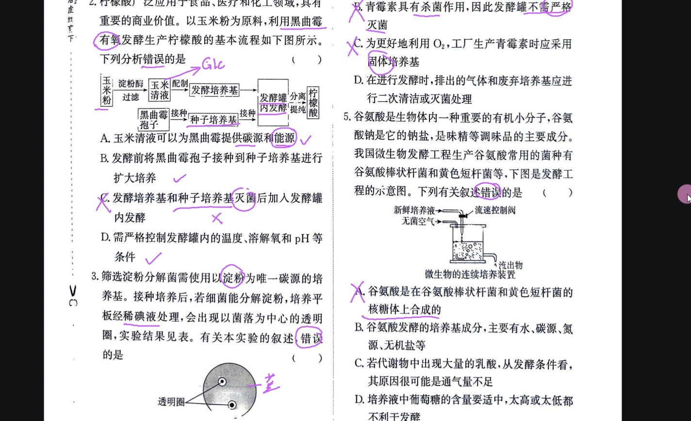 【2024生物学选择性必修3合集】课时7疑难突破 发酵工程 人教版新高考新课标网课知识点讲解高中生物莫西老师哔哩哔哩bilibili