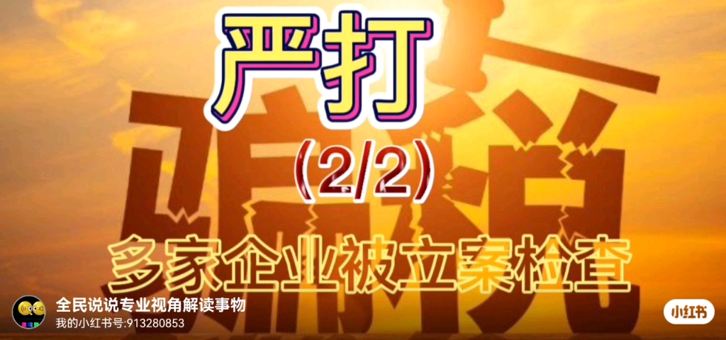 严打骗税!1800余户企业被立案检查哔哩哔哩bilibili