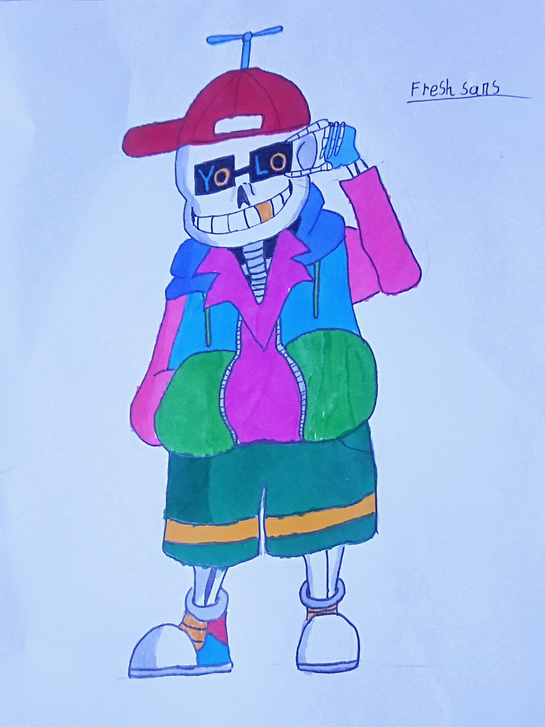 潮流sans手绘(连画渣都不配的那种)