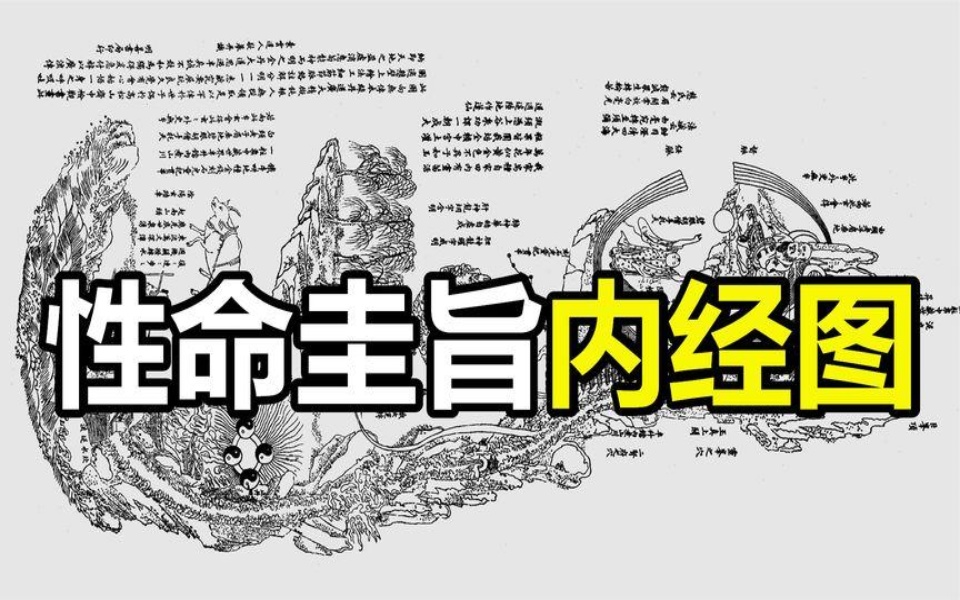 性命双修:道家千古奇画《内经图》记载了一套至今无解的经络系统哔哩哔哩bilibili