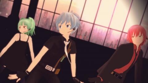 Mmd暗杀教室 潮田渚与茅野枫的忧郁心情 哔哩哔哩 つロ干杯 Bilibili