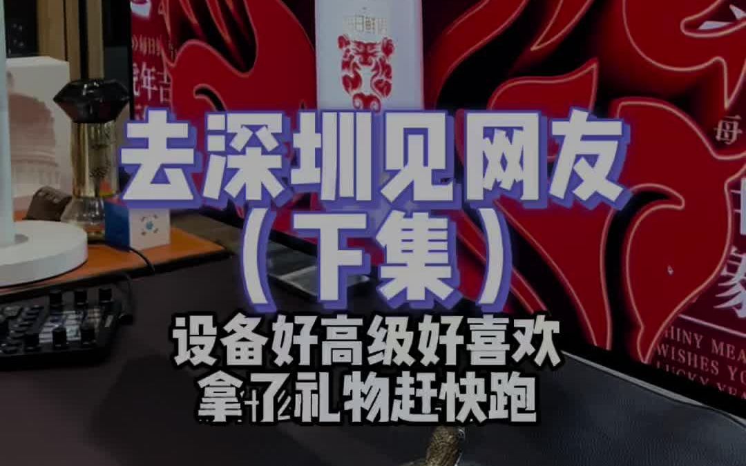 去深圳见网友(下)@潘虎 Tiger 装备名字都记下了,下次有空再来找你玩哦拜拜哔哩哔哩bilibili