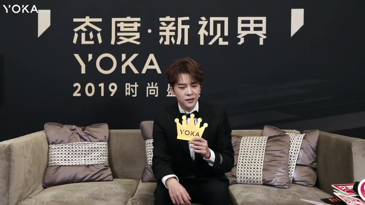 【徐海乔】190123 YOKA时尚盛典 独家专访哔哩哔哩bilibili