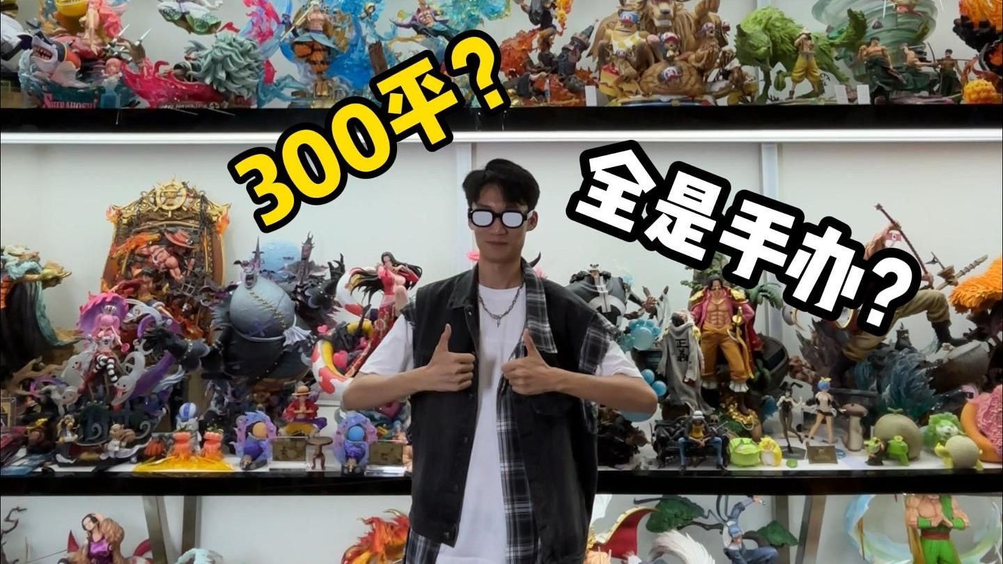 300平的家，全部摆满手办？这....